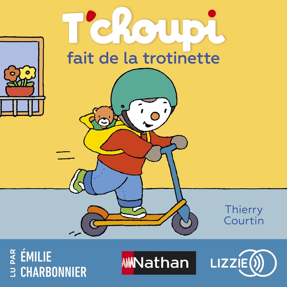 T'choupi fait de la trotinette