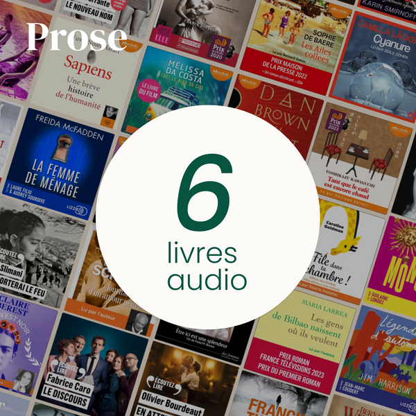 Pack 6 livres audio